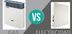Calefacción a gas o electricidad